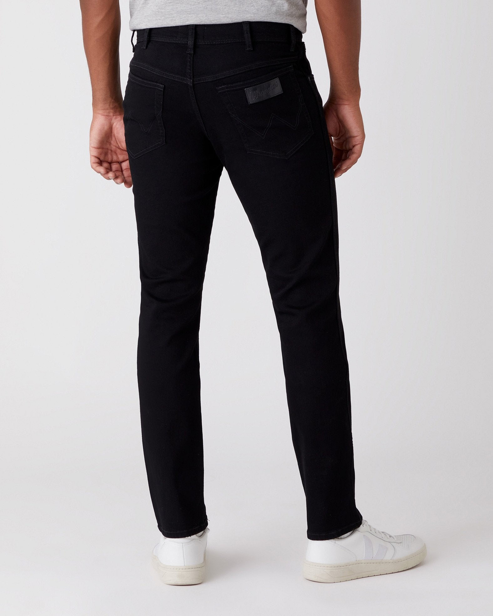 Wrangler Texas SLIM Mens Jeans - Black Valley