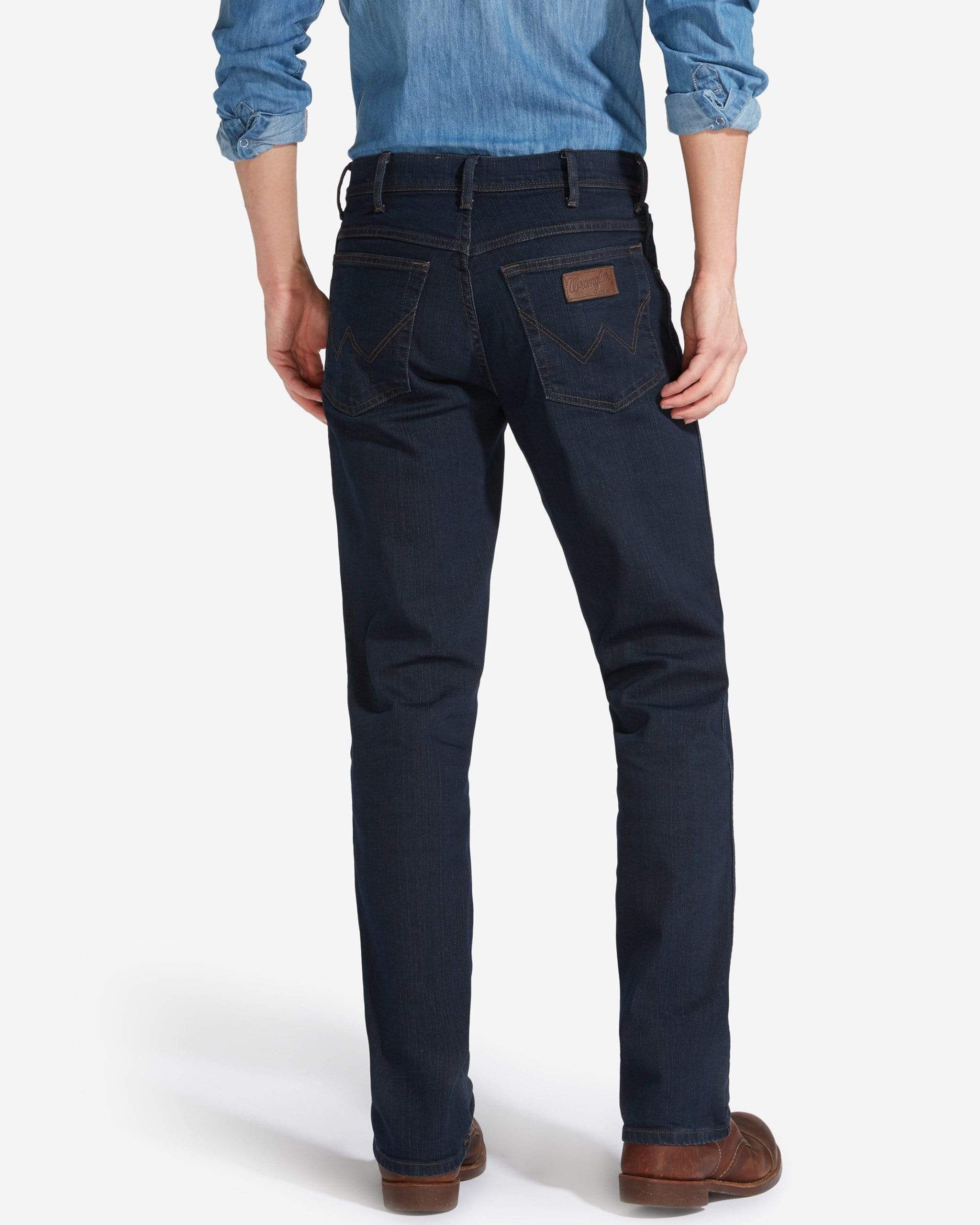 Wrangler Texas Stretch Original Fit Mens Jeans - Blue Black - Jeans and  Street Fashion from Jeanstore