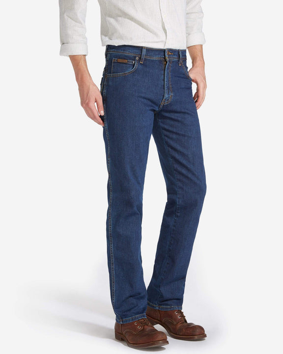 Wrangler Texas Stretch Original Fit Mens Jeans - Darkstone - Jeans and  Street Fashion from Jeanstore