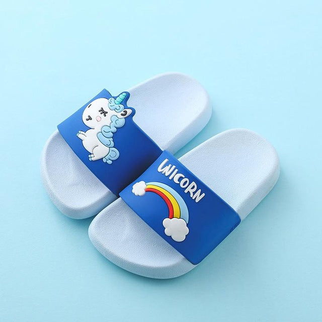 boys animal flip flops