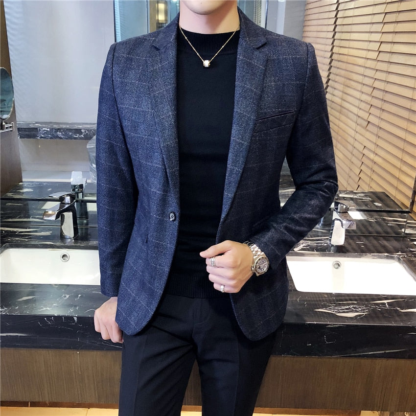 business casual black jacket