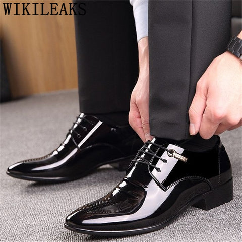 mens black shoes for wedding