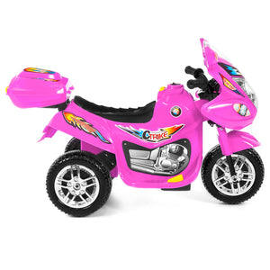 pink 3 wheel motorcycle