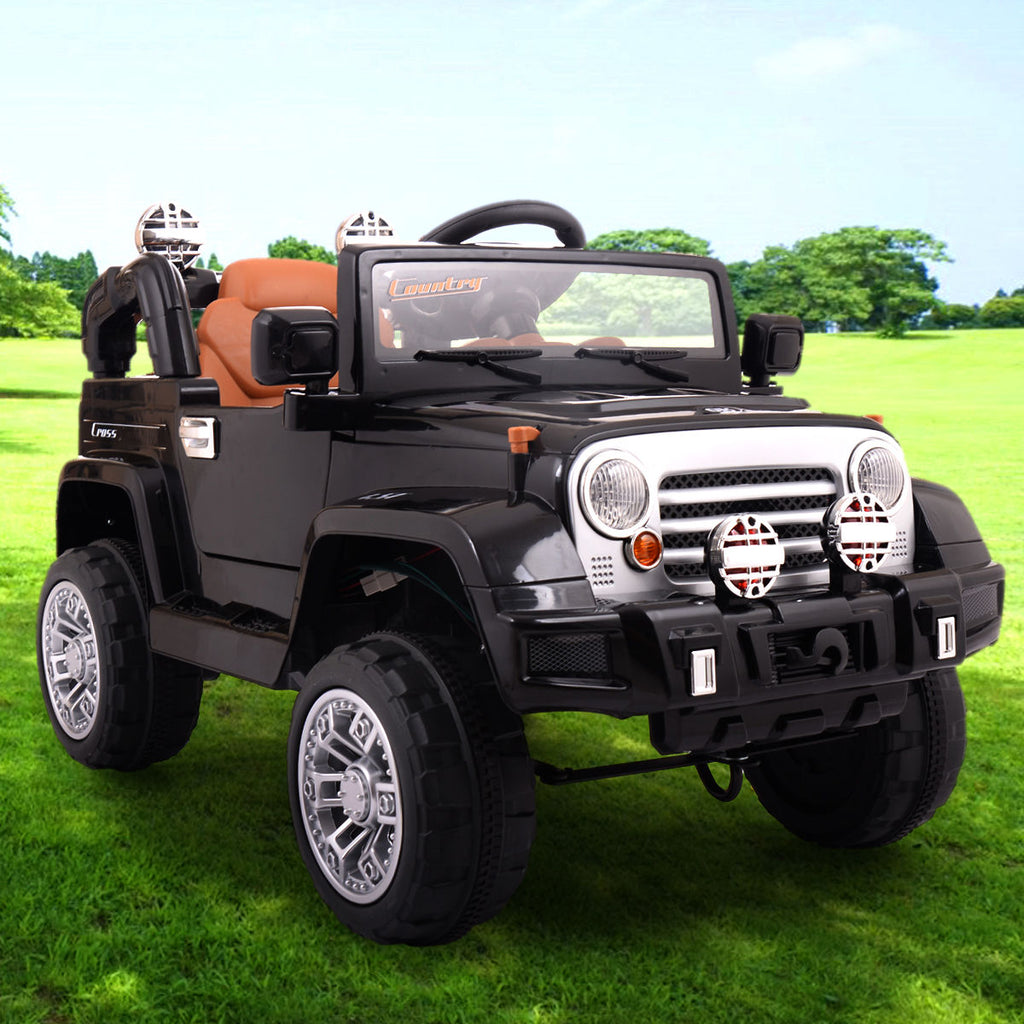 Kids Ride On Car Remote Control Jeep Electric Toys MP3 Music Led Light