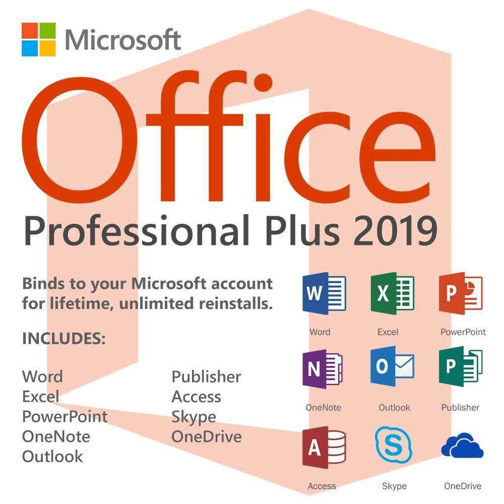 Instantlicence  Microsoft Office 2019 Pro Plus  24,99€