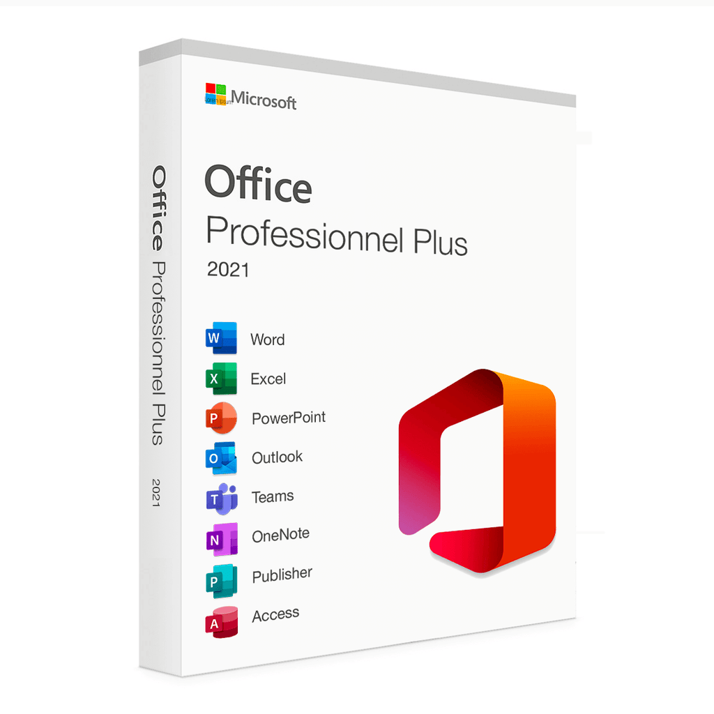 Instant-licence | Microsoft Office 2021 Professional Plus | 29,99€