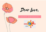 Birthday Gift Card - Mondosol shop