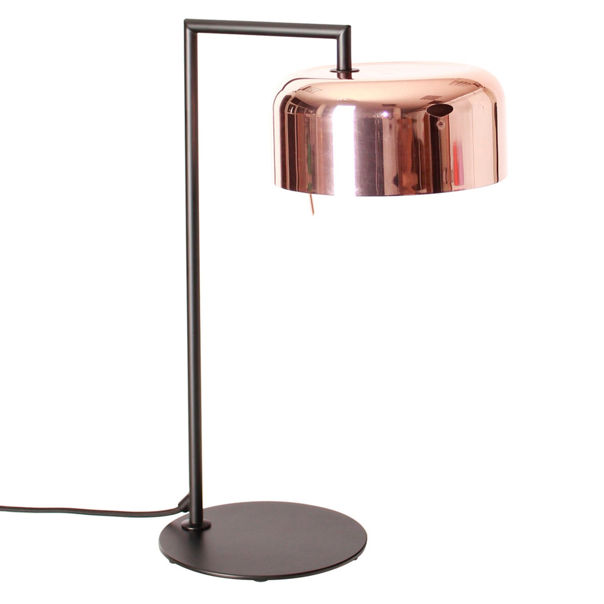 black copper table lamp