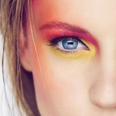 Festival Makeup Trend 3 Bold Colour Eyes and coloured highlights