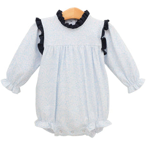 Blue Blooms Hallie Bubble - Rhinestone Ranch