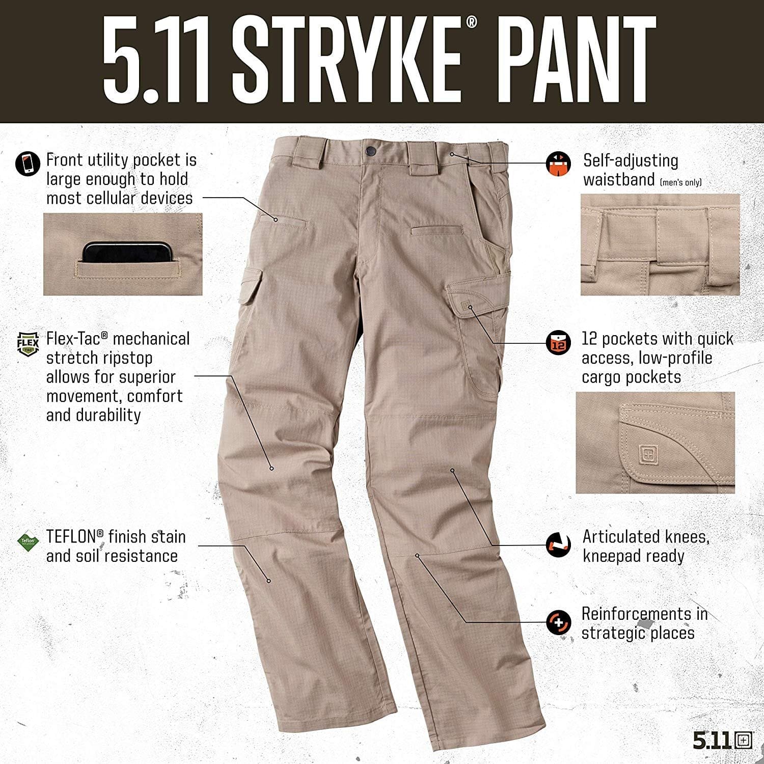 5.11 tactical stretch pants