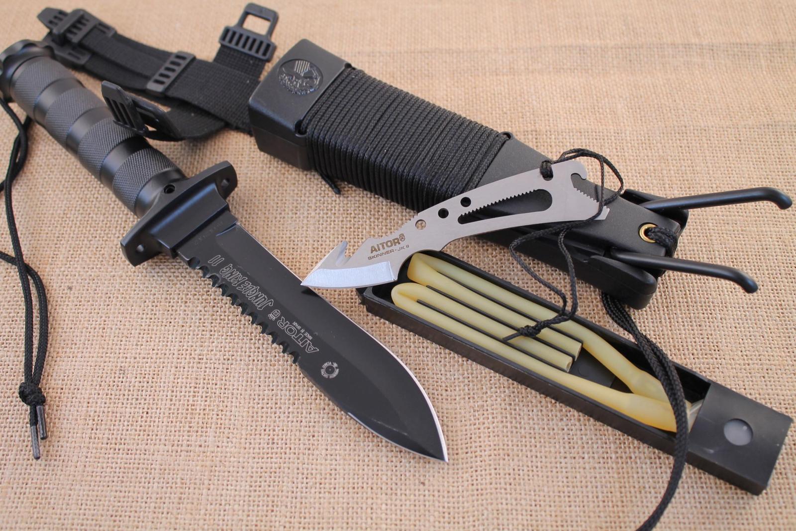 Aitor 16014 Jungle King II Knife (Camo) - kit bag Perth - Kit Bag