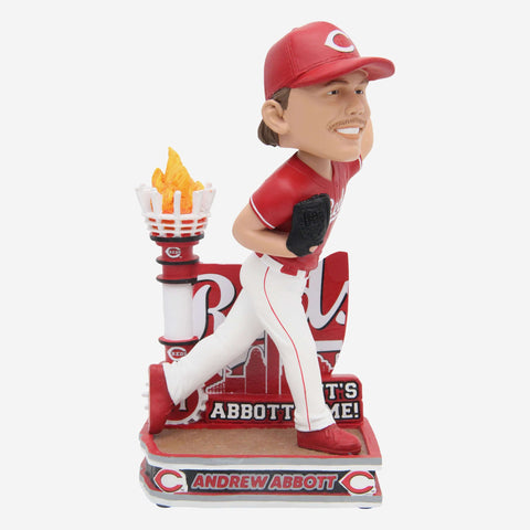 Jonathan India Cincinnati Reds Fielding Pose Field Stripe Mini Bighead FOCO