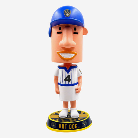 Robin Yount & Willy Adames Milwaukee Brewers Then and Now Bobblehead FOCO