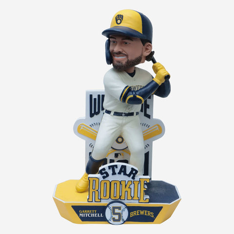Robin Yount & Willy Adames Milwaukee Brewers Then and Now Bobblehead FOCO