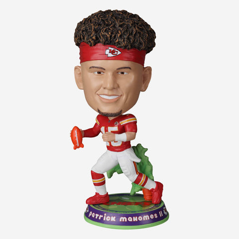 Kansas City Chiefs Calavera Glow in The Dark Bobblehead Officially Licensed by NFL