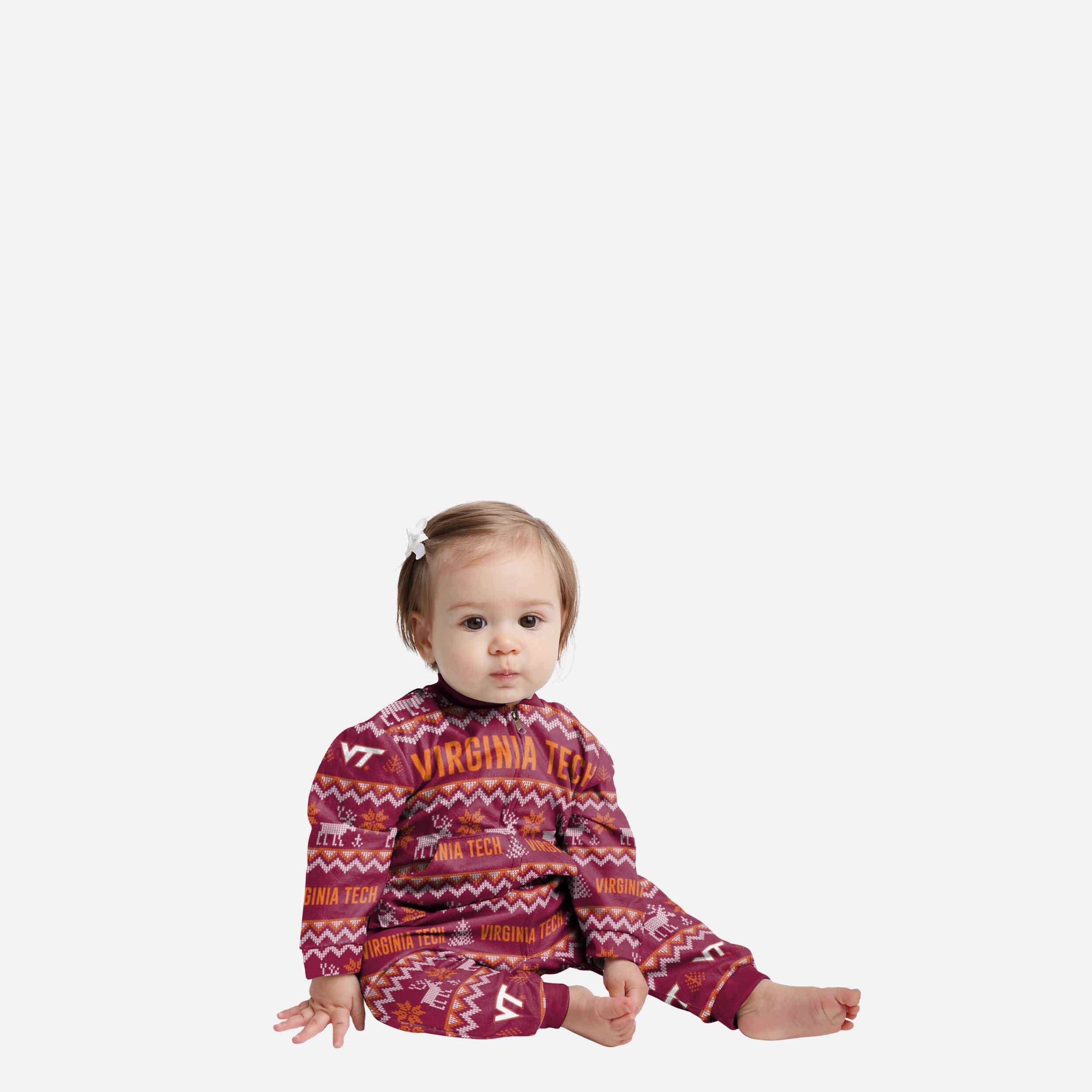 Kansas City Chiefs Toddler Family Holiday Pajamas FOCO