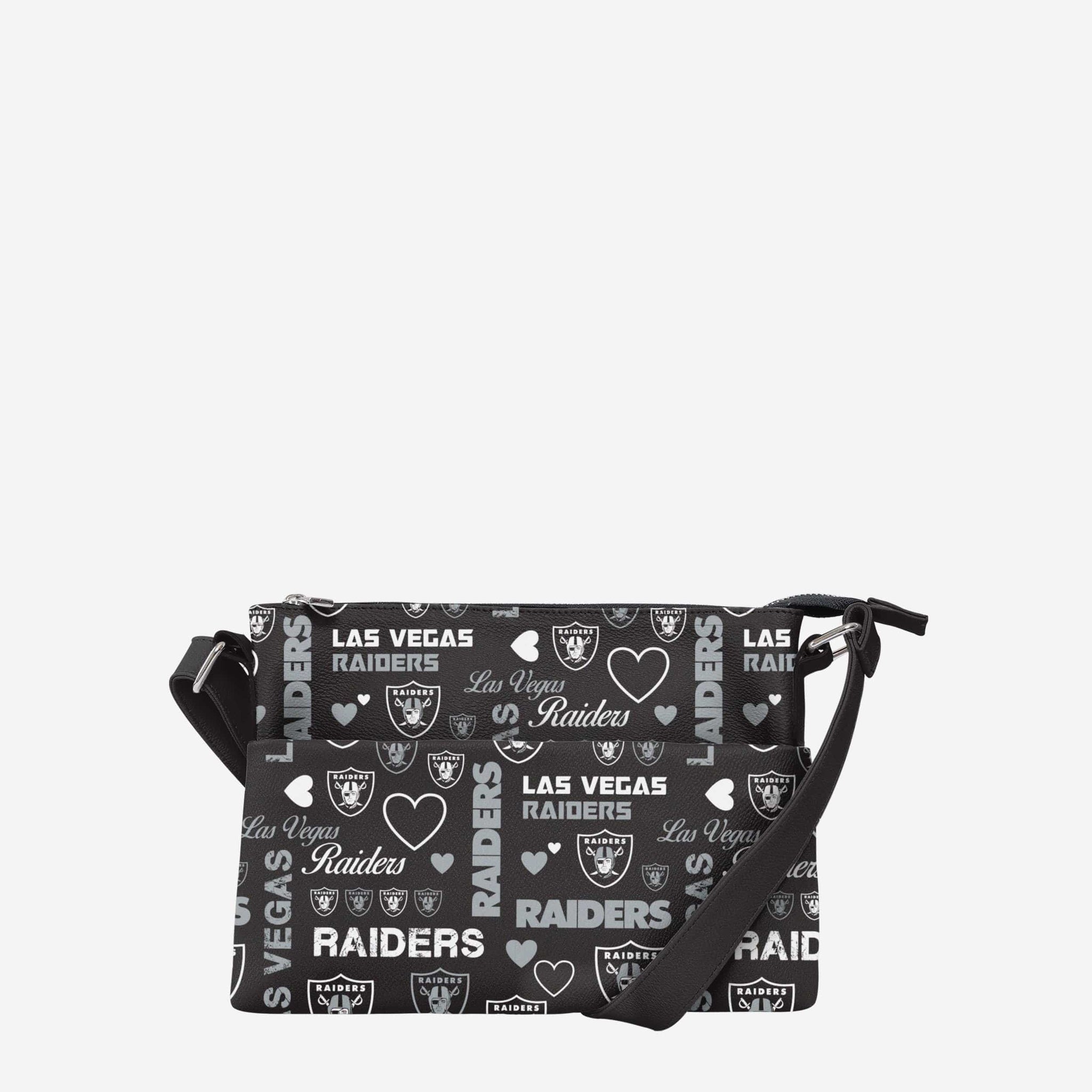 raiders crossbody purse