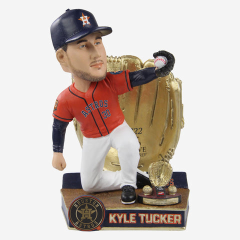 Lance McCullers Jr Houston Astros 2022 World Series Champions Orange Jersey  Bighead Bobblehead