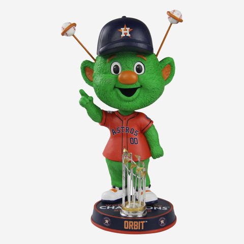 Alex Bregman Houston Astros 2022 World Series Champions Orange Jersey Bighead Bobblehead Officially Licensed by MLB