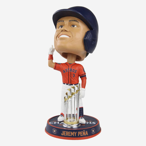 Jose Altuve Houston Astros 2022 World Series Champions Orange Jersey Bighead Bobblehead Officially Licensed by MLB