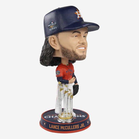 Jose Altuve Houston Astros 2022 World Series Champions Orange Jersey Bighead Bobblehead Officially Licensed by MLB