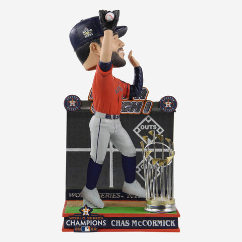 Lance McCullers Jr Houston Astros 2022 World Series Champions Orange Jersey  Bighead Bobblehead