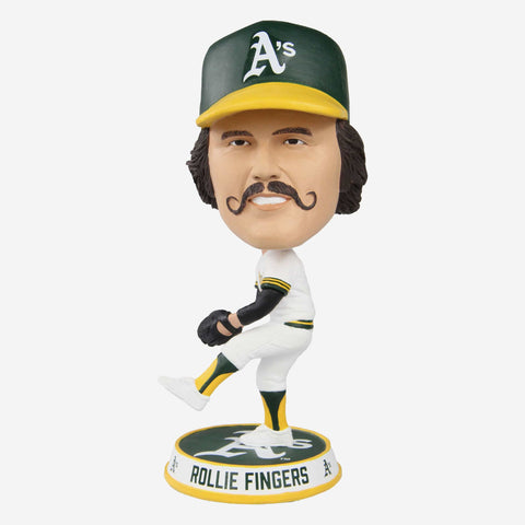 Rollie Fingers Men's Oakland Athletics Throwback Jersey - Green Authentic
