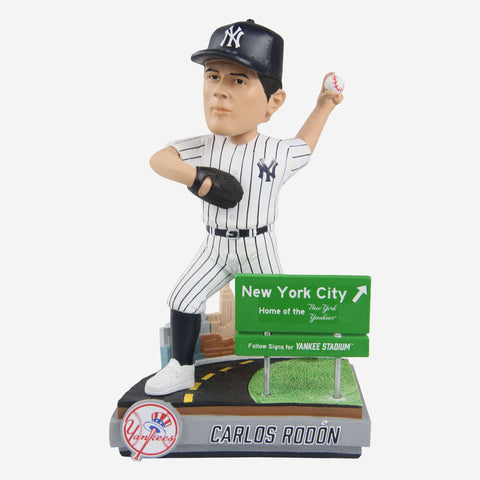 Jose Trevino New York Yankees 2022 Platinum Glove Bobblehead FOCO