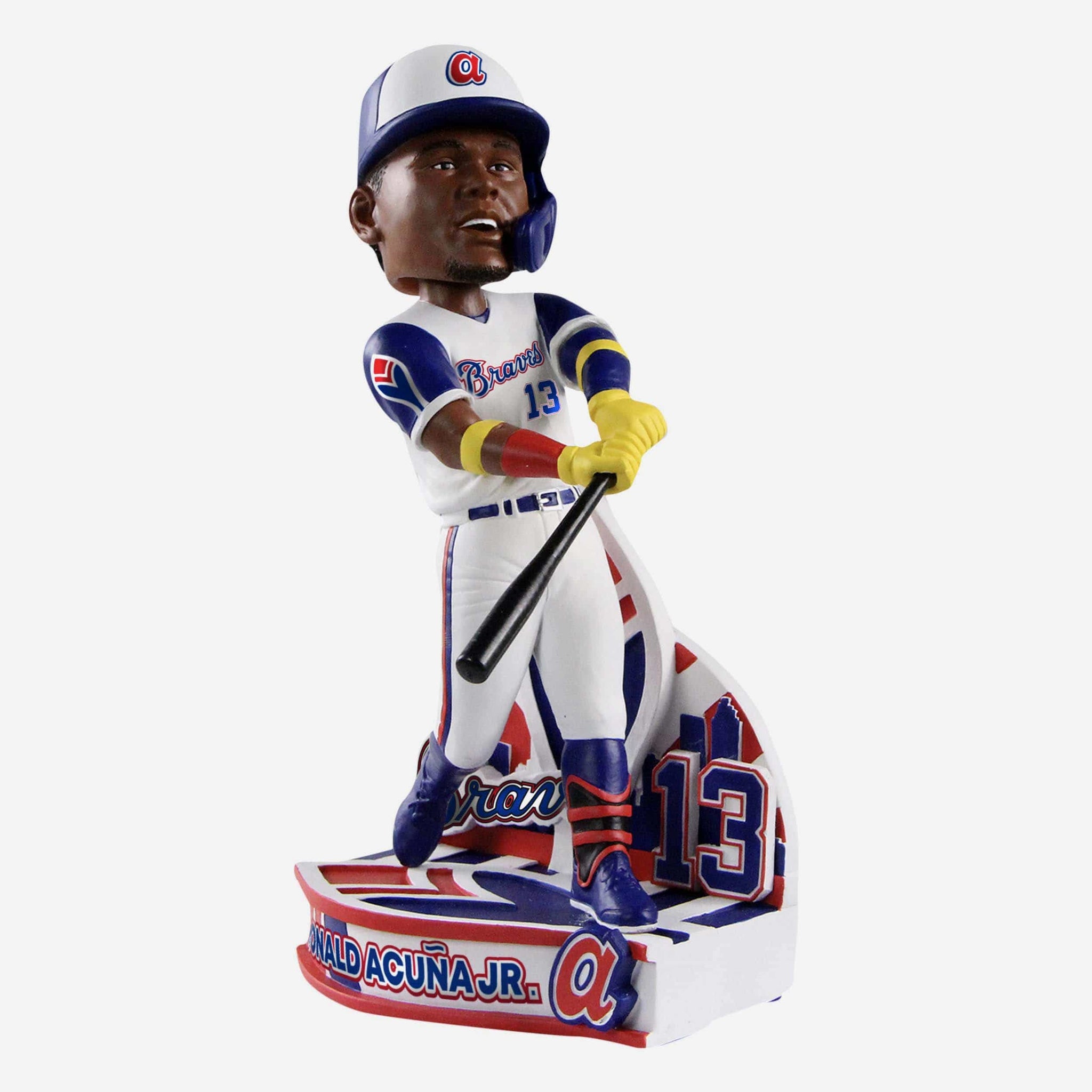 Ronald Acuna Jr Atlanta Braves Retro Jersey Bobblehead FOCO