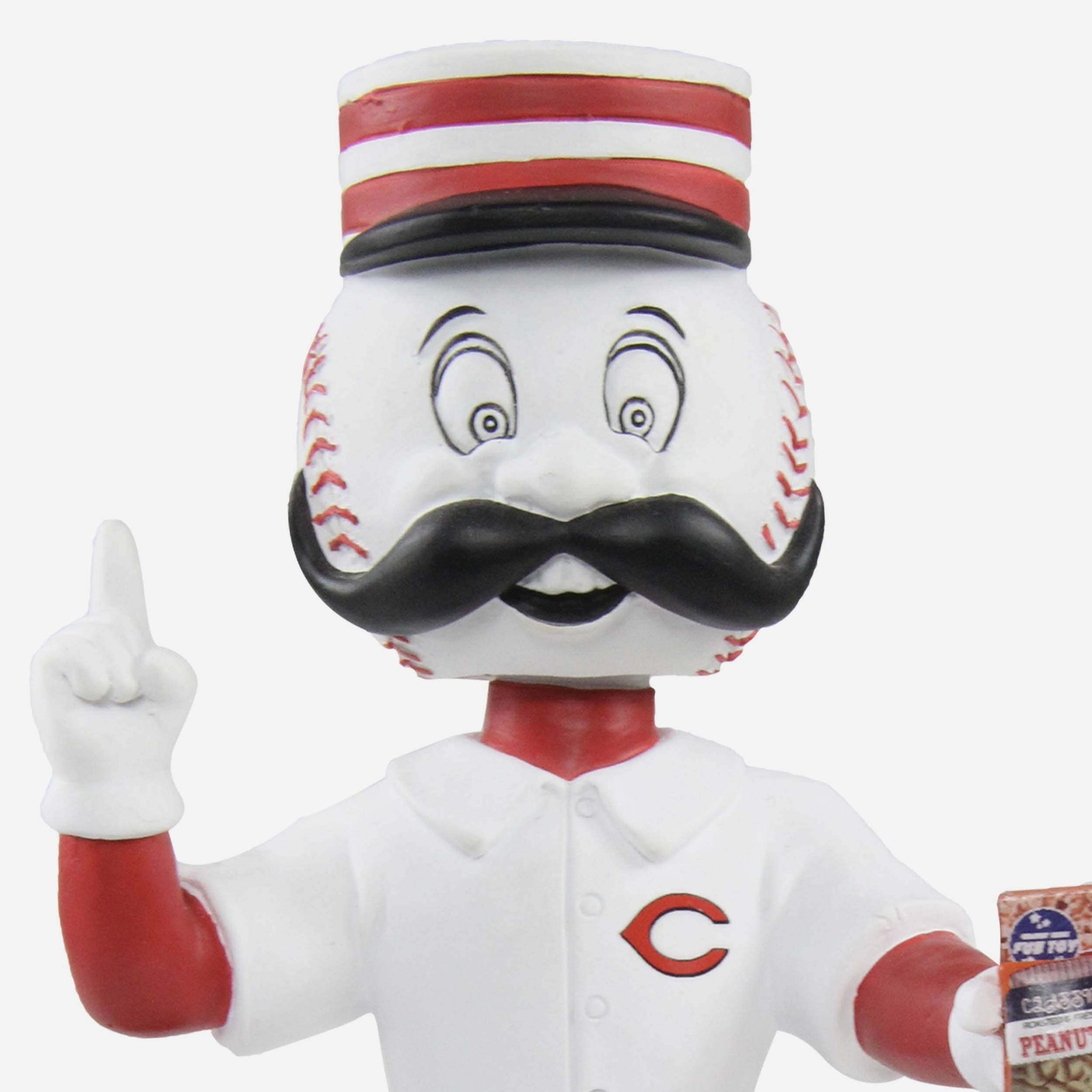 Mr Redlegs Cincinnati Reds 2023 City Connect Field Stripe Mascot Bighead Bobblehead Officially Licensed by MLB