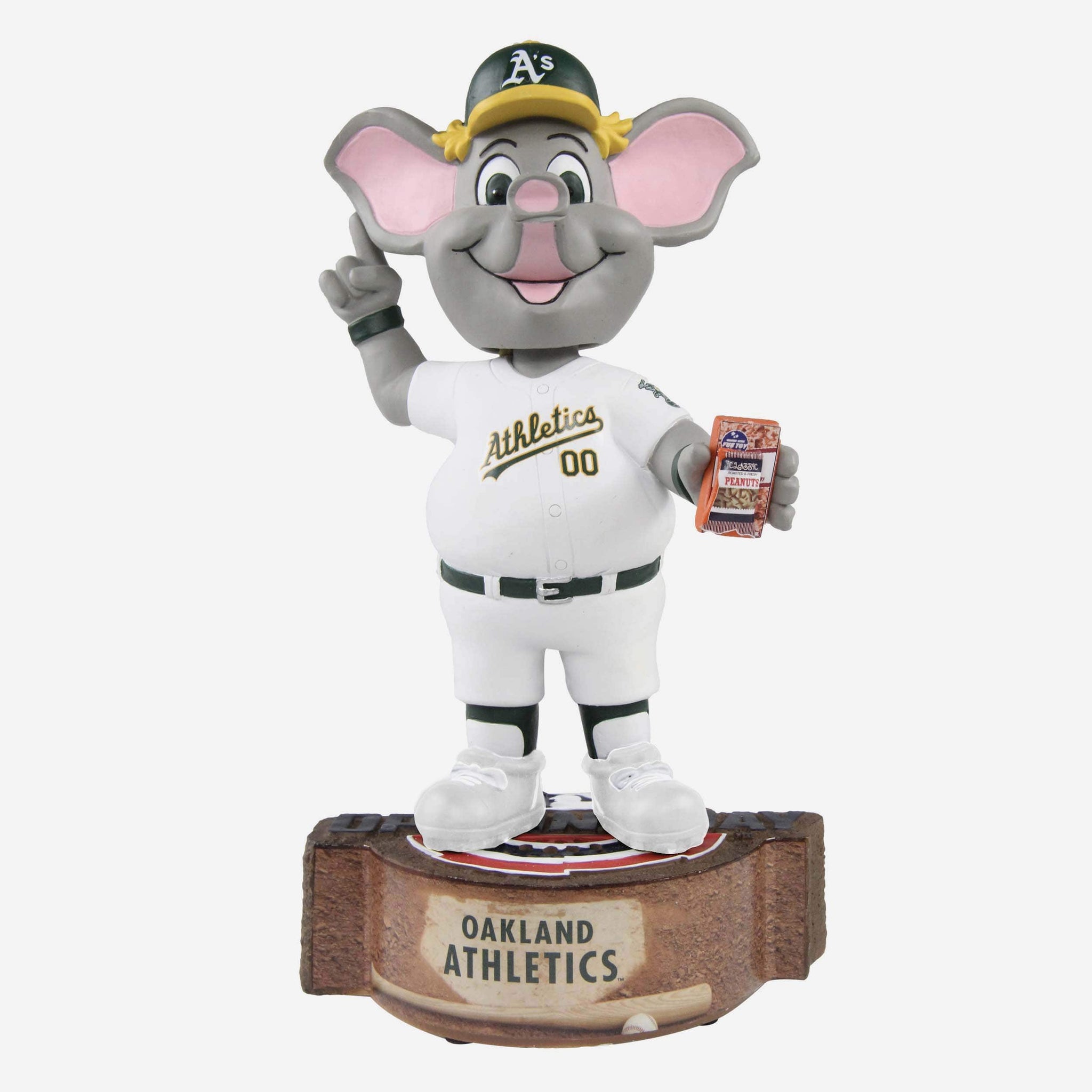 Stomper Oakland Athletics Opening Day Mascot Bobblehead FOCO