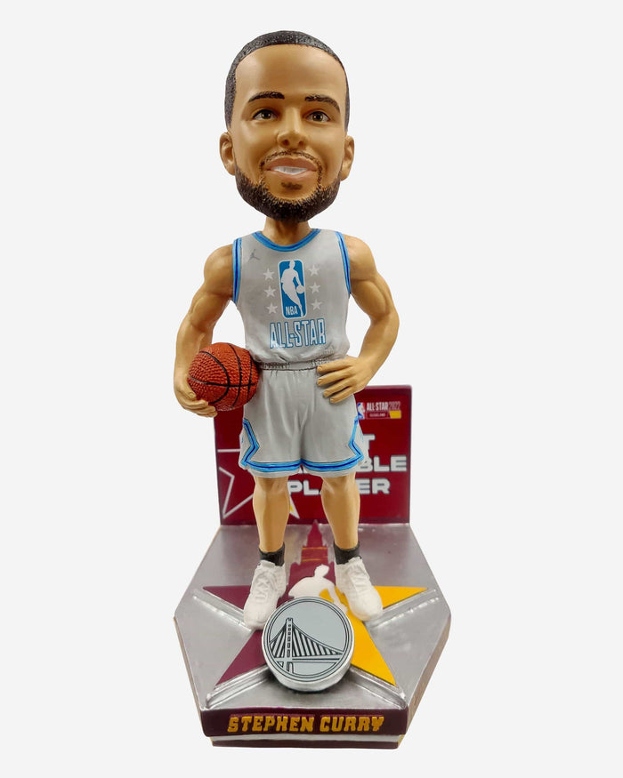 Steph Curry Golden State Warriors 2022 NBA All-Star MVP Bobblehead