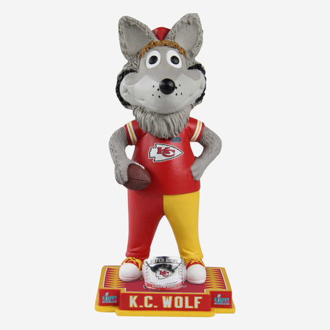 Travis Kelce Kansas City Chiefs Super Bowl LVII Outfit Bobblehead FOCO