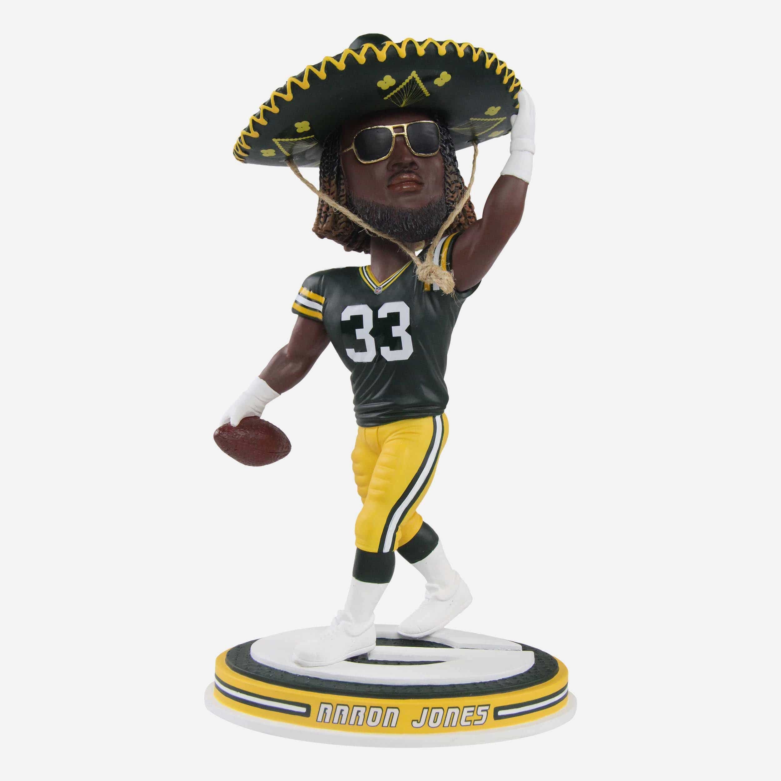 Aaron Jones Green Bay Packers Sombrero Sticker for Sale by Stayfrostybro