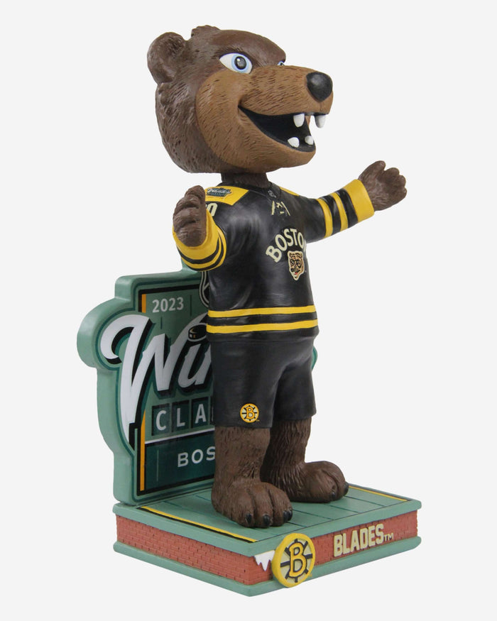 Blades The Bear Boston Bruins 2023 Winter Classic Mascot Bobblehead FOCO