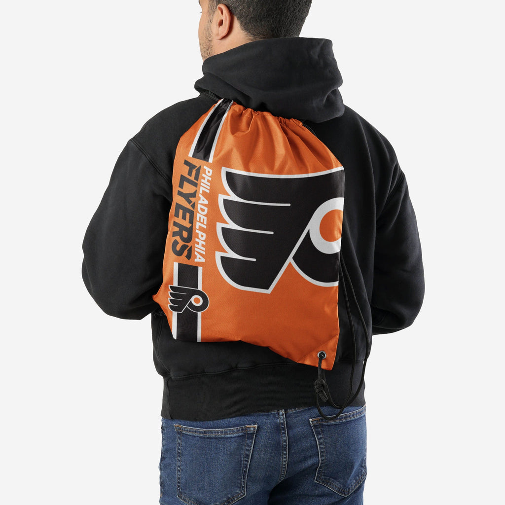 Philadelphia Flyers Big Logo Drawstring Backpack FOCO