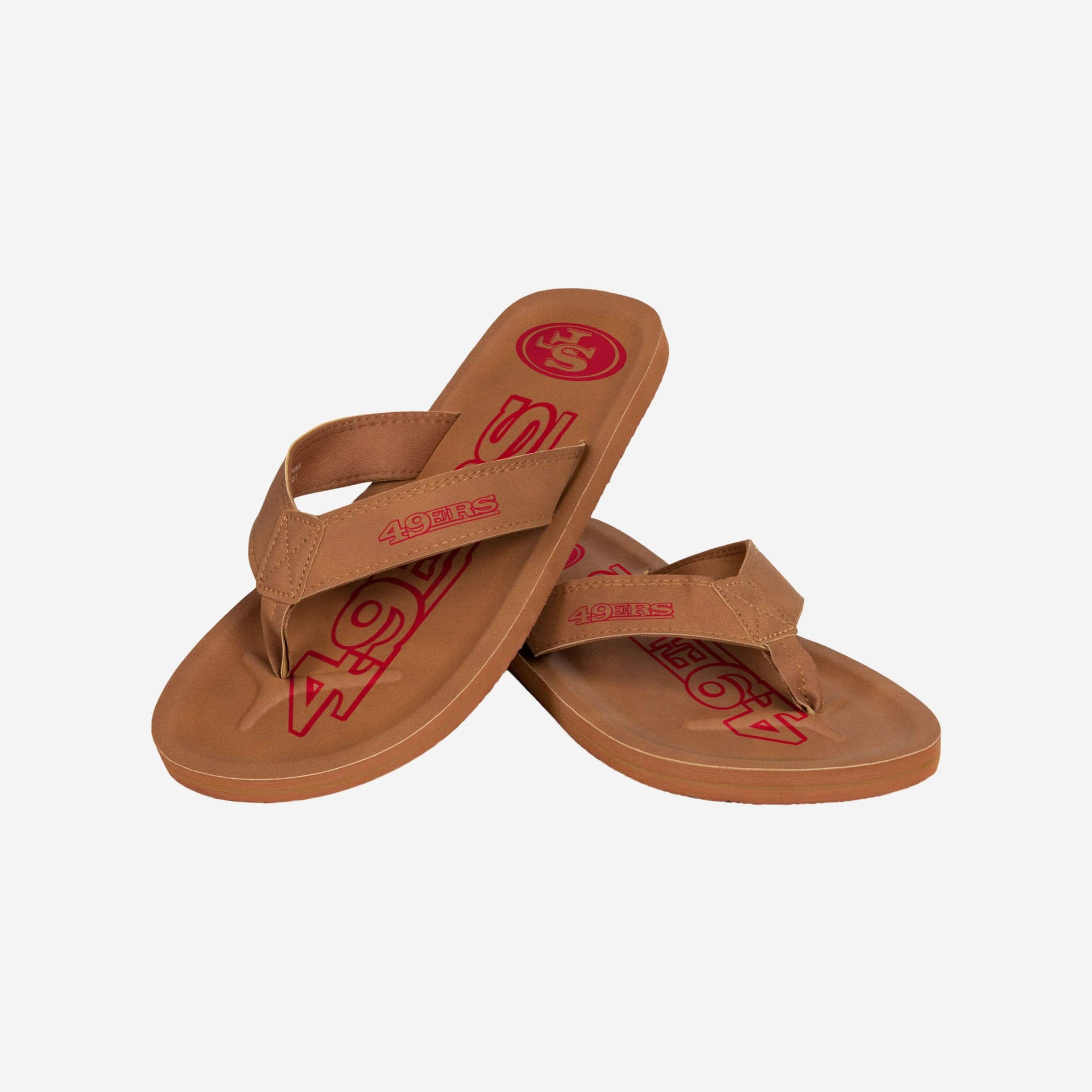 san francisco 49ers flip flops