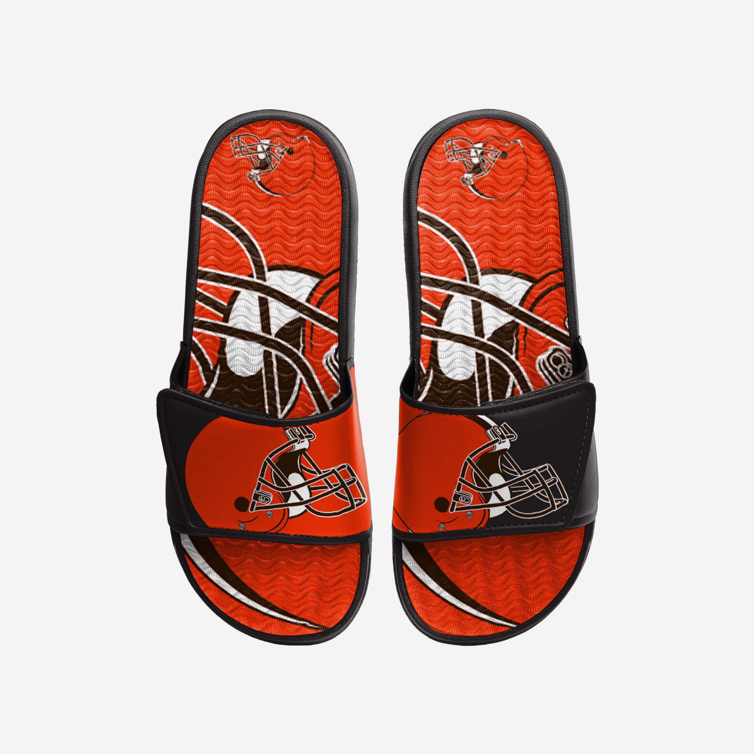 Cleveland Browns Colorblock Big Logo Gel Slide