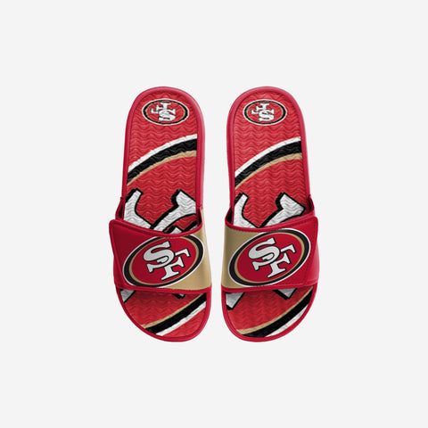 Lids St. Louis Cardinals FOCO Youth Team Stripe Slippers