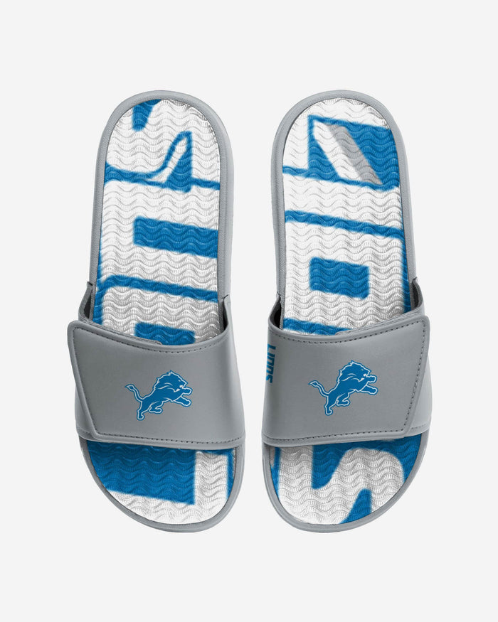 Detroit Lions Bold Wordmark Gel Slide FOCO