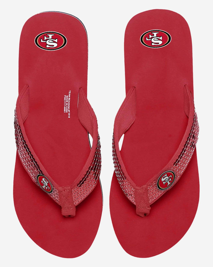 san francisco 49ers flip flops