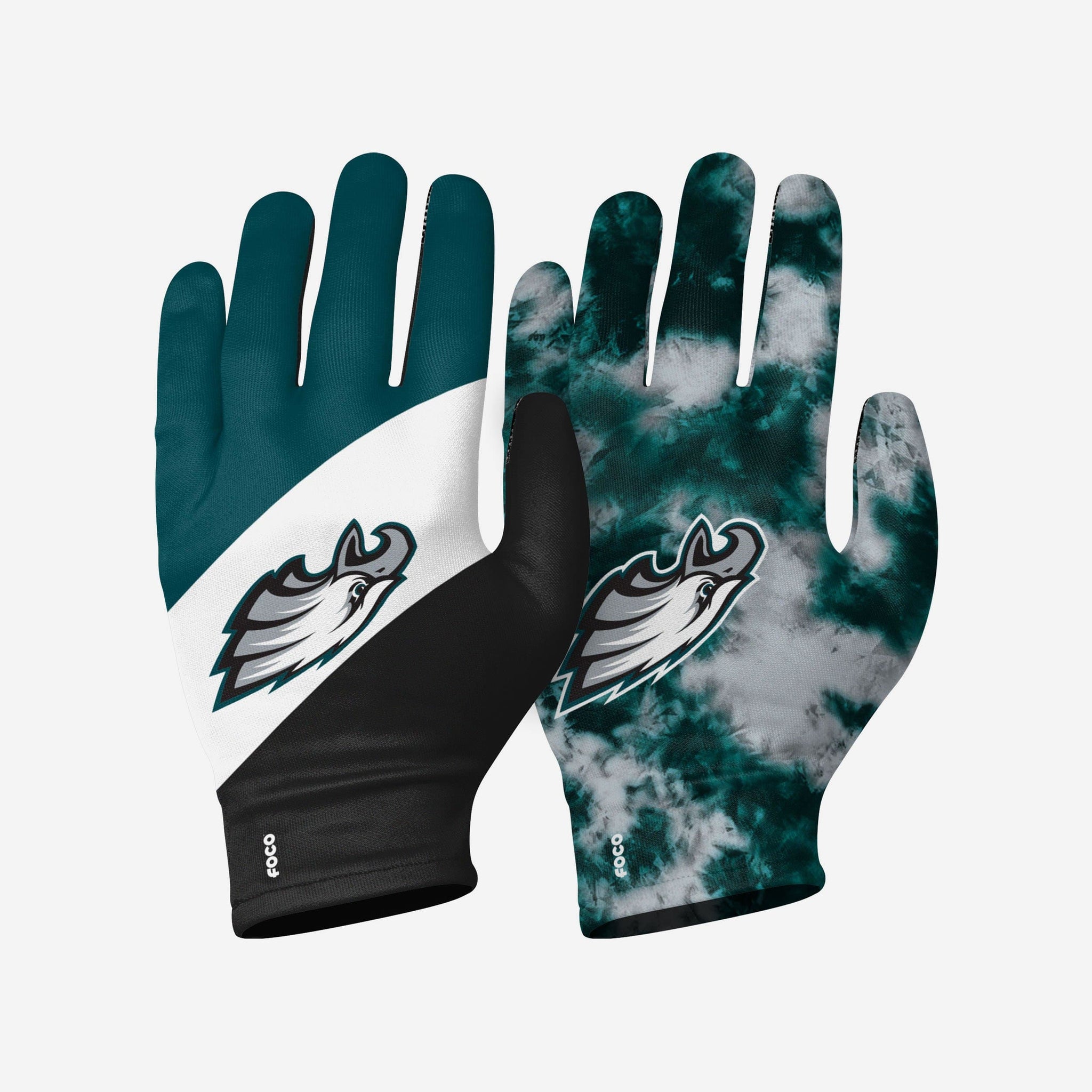 Philadelphia Eagles 2 Pack Reusable Stretch Gloves FOCO