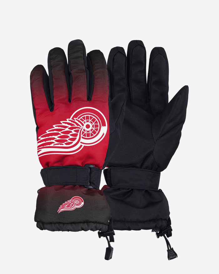 Detroit Red Wings Big Logo Insulated Gloves FOCO S/M - FOCO.com