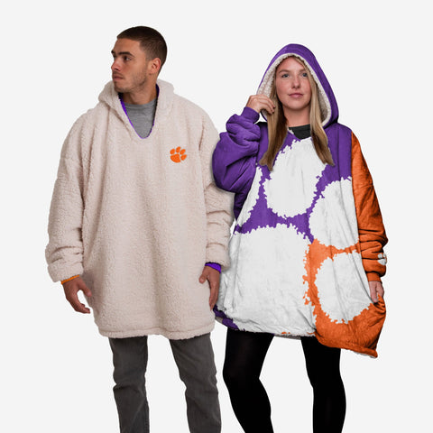 Clemson Tigers Sweatshirt Blanket