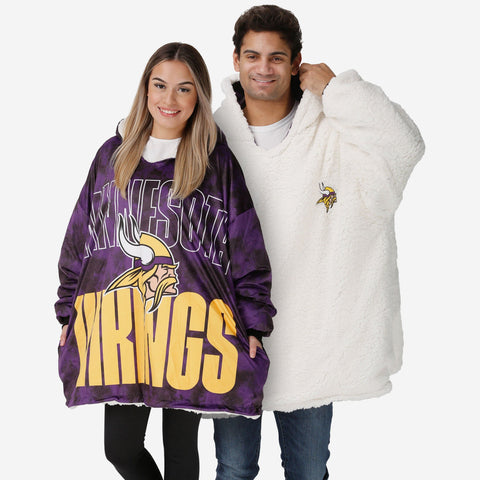 FOCO Minnesota Vikings Womens Sherpa One Piece Pajamas, Size: XL