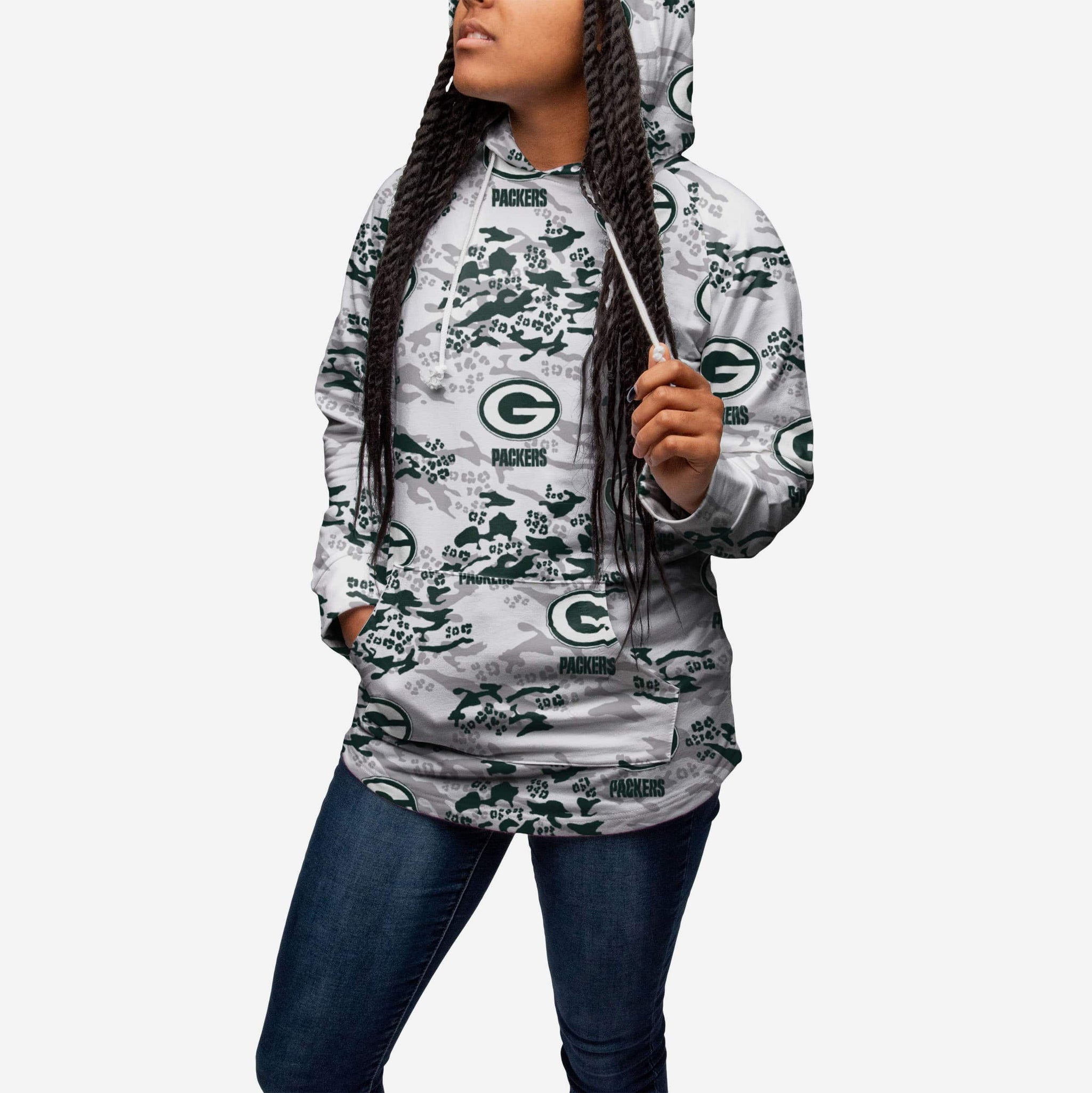 green bay packers camouflage hoodie