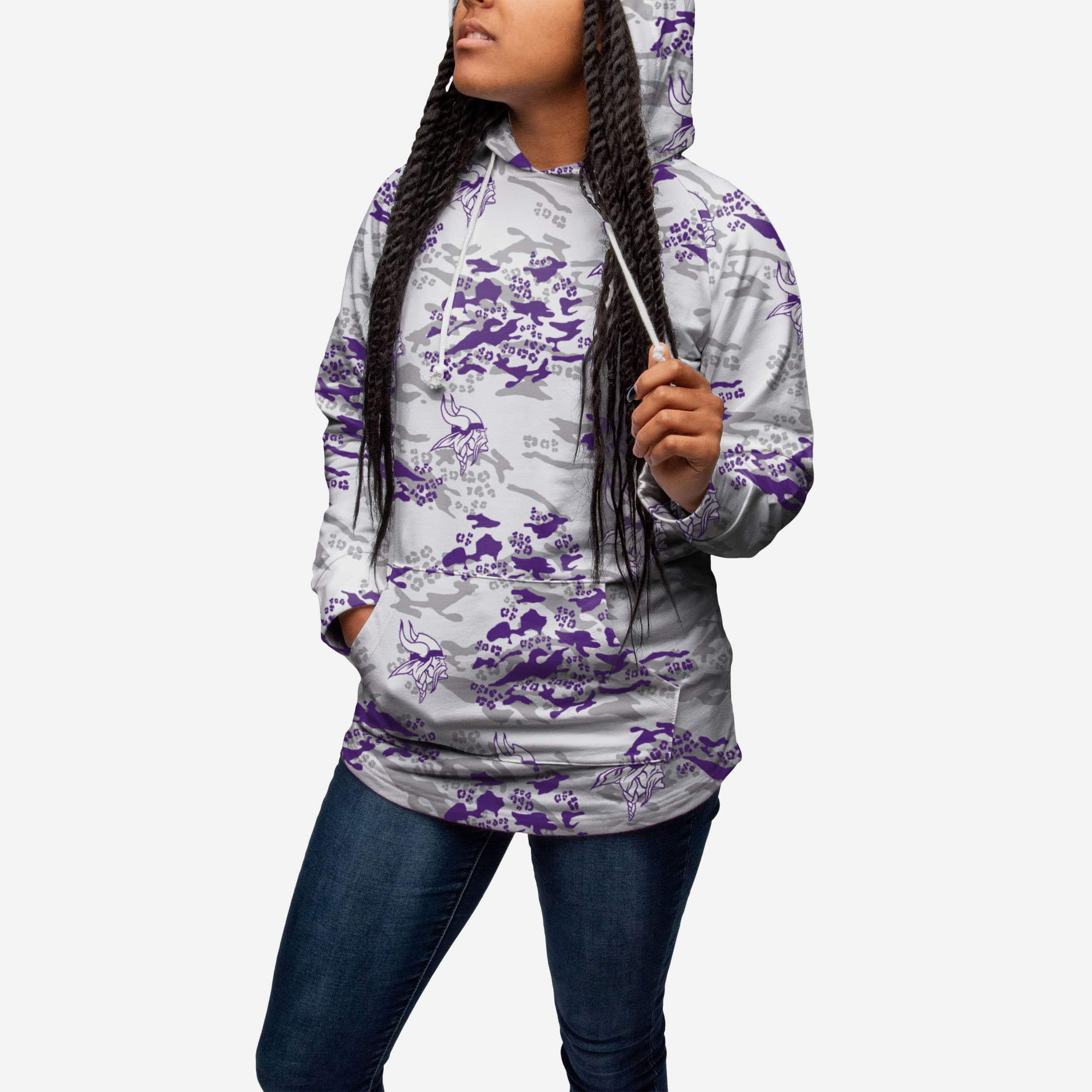 minnesota vikings camo sweatshirt