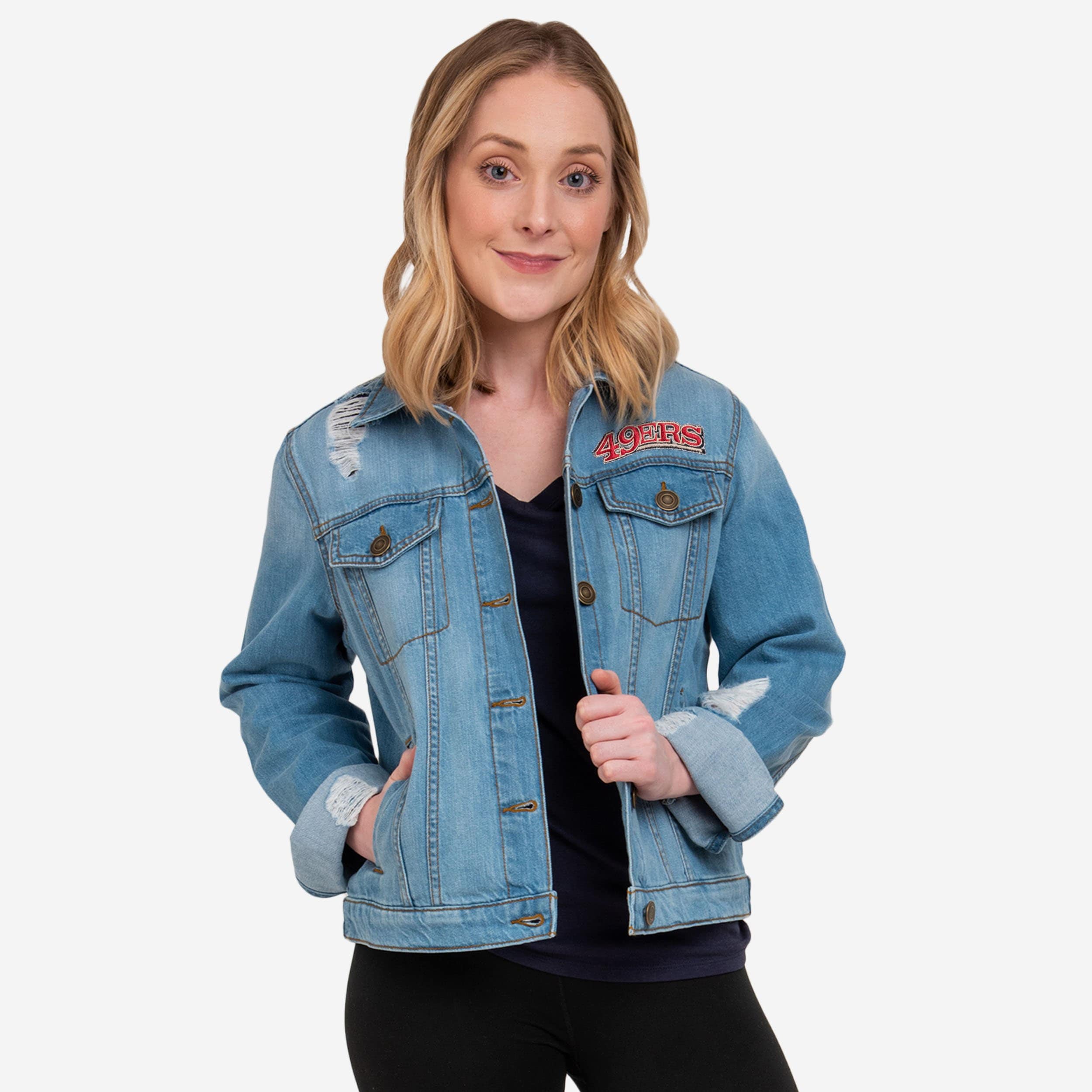 49ers denim jacket