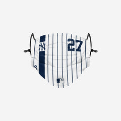 Giancarlo Stanton White New York Yankees Player-Worn #27 Pinstripe